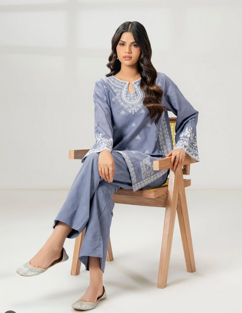 LIMELIGHT - Jacquard Co-ord Set- Embroidered 