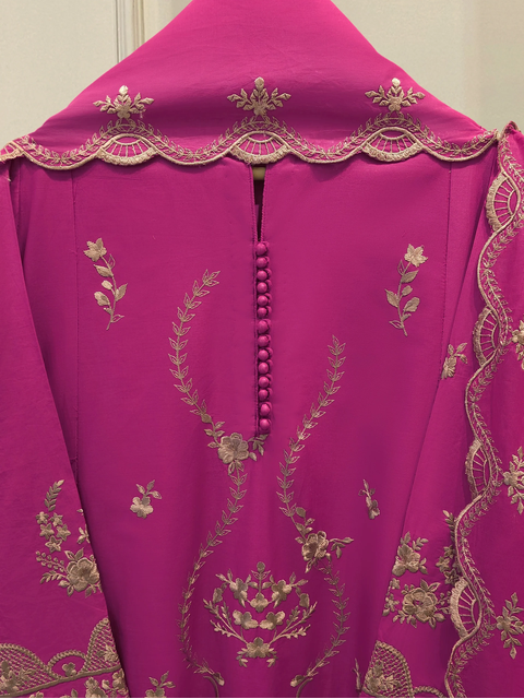 AGHANOOR 3 PIECE - EMBROIDERED COTTON SUIT S114362