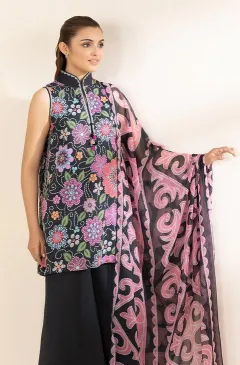 SAPPHIRE - 3 Piece - Printed Lawn Suit  UNSTITCHED 2