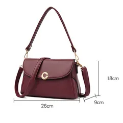 VERSATILE SUITABLE WOMEN'S BAG GB-606CLARET