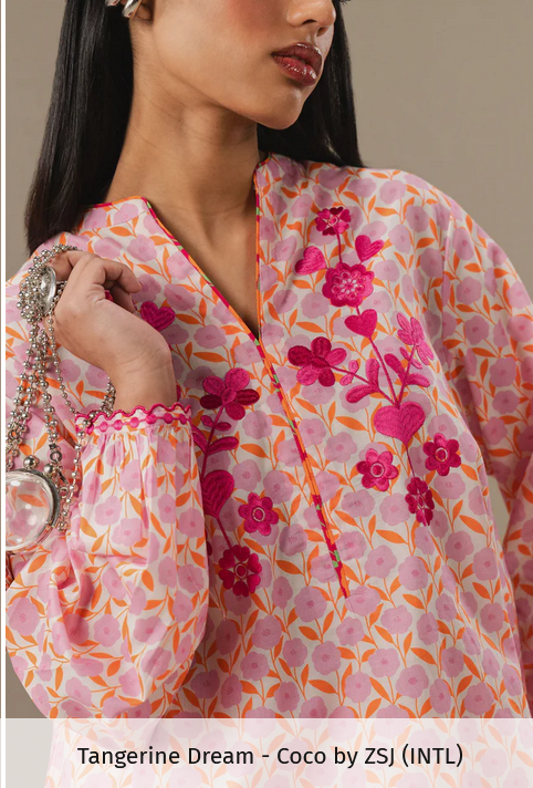 CocobyZarashahjahan Tangerine Dream subtle embroidery