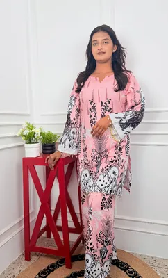 Pink Queen // Soft Thai Silk Fabric // Co Ord’s 2PCS Set
