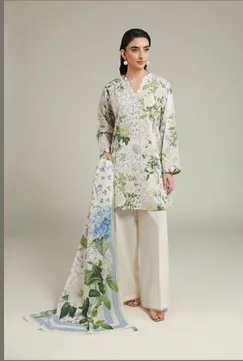 KHADDI- Printed | Messuri Floral 3-Piece Set