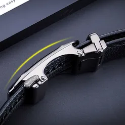 GENUINE LEATHER AUTOMATIC BUCKLE BELT GB-BC2589B