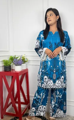 Royal Midnight // Soft Thai Silk Fabric // Co Ord’s 2PCS Set