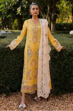 QALAMKAR - QM-10 Olena  UNSTITCHED