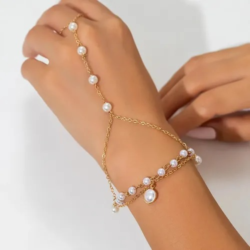 Pearl Link Chain Aliban Bracelet