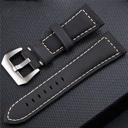 CRAZY HORSE FROSTED COWHIDE WATCH STRAP PO-WBU0233BS