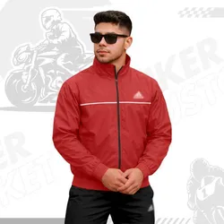 Biker Windbreaker - Red