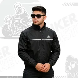 Biker Windbreaker - Black
