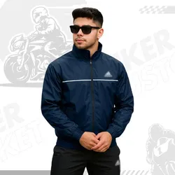 Biker Windbreaker - Navy