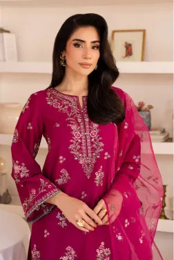 ZEENAT - Abeer - 3 PC Embroidered Dress 