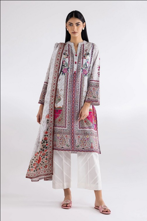 SANA SAFINAZ - PRINTED DRESS - 2 PIECE