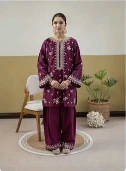 Urge Pret, VIVA, Ready to wear 2PC embroidered lawn suit