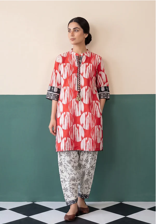TANABANA | 2 Piece - Printed Lawn Suit - APL2 - 01