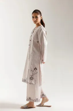 ETHNC  - EMBROIDERED SUIT 2 PIECE