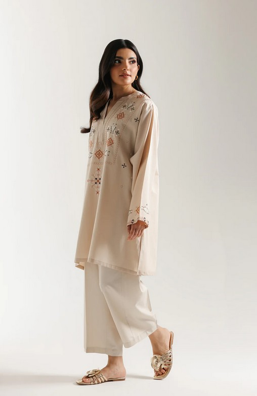 ETHNC - EMBROIDERED KURTI  1 PIECE