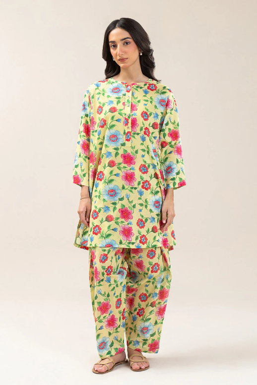 BEECHTREE | 2 PIECE PRINTED LAWN SUIT (PRET)