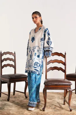 ETHNC - EMBROIDERED SUIT 2 PIECE