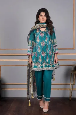 SAPPHIRE - 3 PIECE- PRINTED LAWN SUITE UNSTITCHED 13