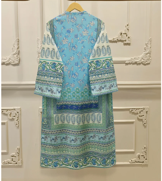AGHA NOOR | 2 PIECE – EMBROIDERIED & DIGITAL PRINTED COTTON SUIT | S115580