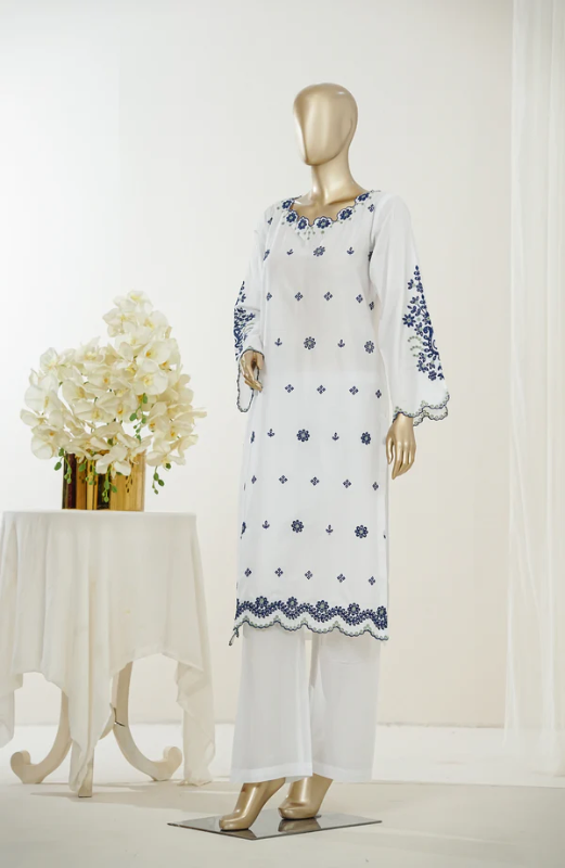 Nush Aira by Amna Khadija Embroidered Cotton Stitched 2 Piece Co-ord Set