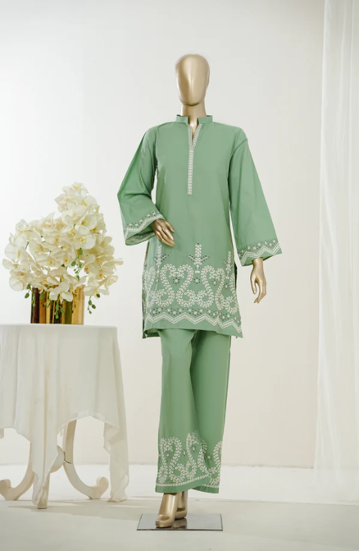 Amna Khadija Embroidered Cotton Stitched Co-ord Set - AKPNA-09
