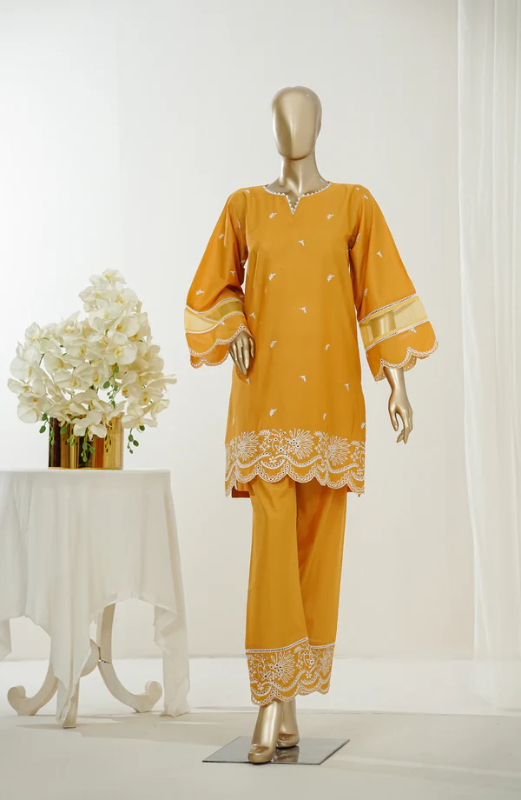 Amna Khadija Embroidered Cotton Stitched 2 Piece Co-ord Set - AKPNA-14