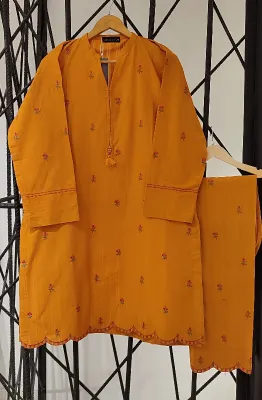 SADABAHAR - COTTON EMBROIDARED 2 PIECE 3