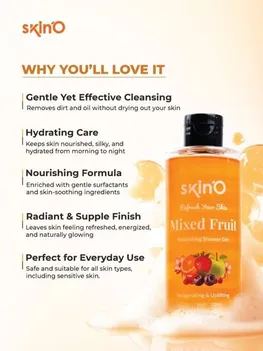 skin'O Mixed Fruit Shower Gel 220 ml