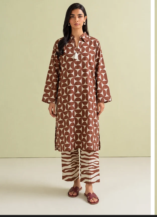 TANABANA | 2 Piece - Printed Lawn Suit - P4-05
