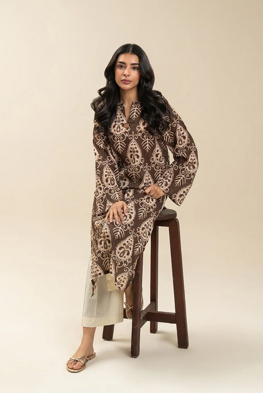 BEECHTREE -  -PRINTED LAWN SHIRT (PRET)- 1 PIECE