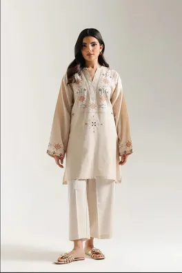 ETHNC - EMBROIDERED KURTI  1 PIECE