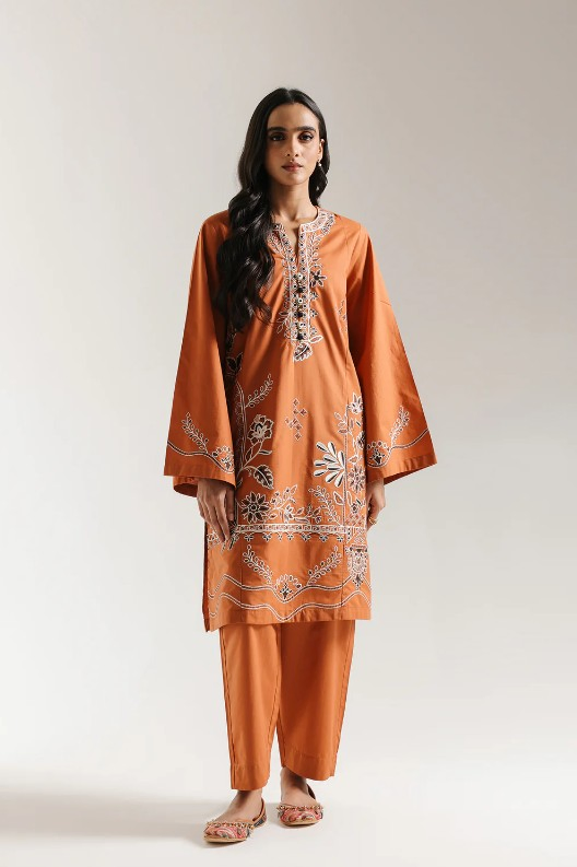 ETHNC  - EMBROIDERED SUIT 2 PIECE