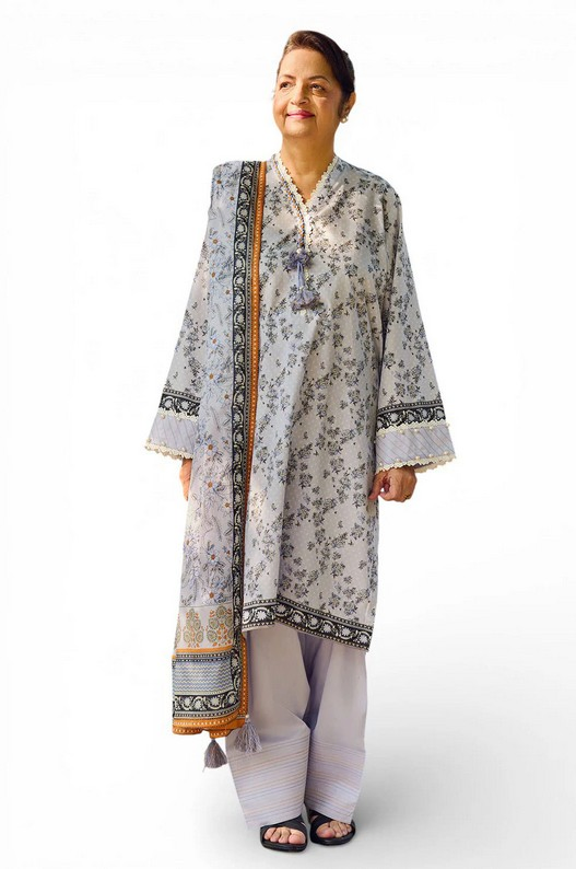 GUL AHMED - unstitched 3 Piece Printed Lawn Suit with Dupatta CL-62115 A