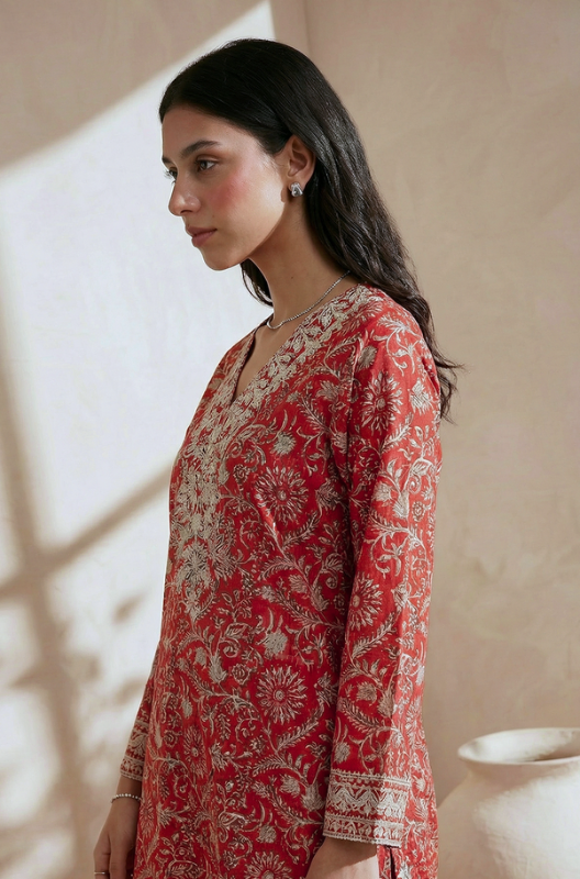 ZELLBURY STITCHED EMBROIDERED 2 PIECE