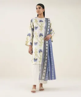 SAPPHIRE - 3 Piece - Printed Lawn Suit  UNSTITCHED 8