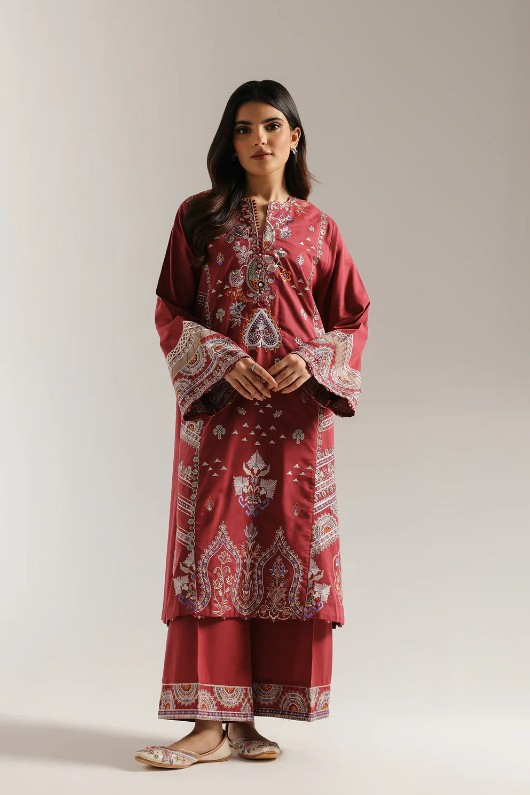ETHNC  - EMBROIDERED SUIT 2 PIECE