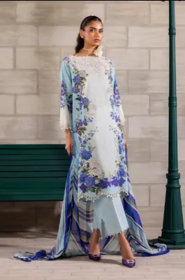 SANA SAFINAZ - 3 Piece Lawn Suit - UNSTITCHED