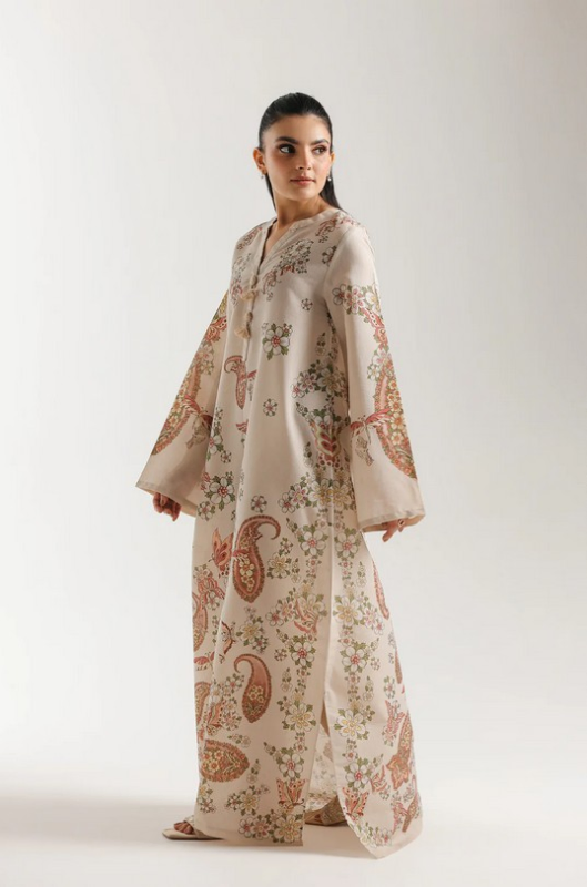 ETHNC - PRINTED DRESS KAFTAN