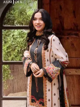 ASIM JOFA - PRINTED LAWN 3 PCS UNSTITCHED