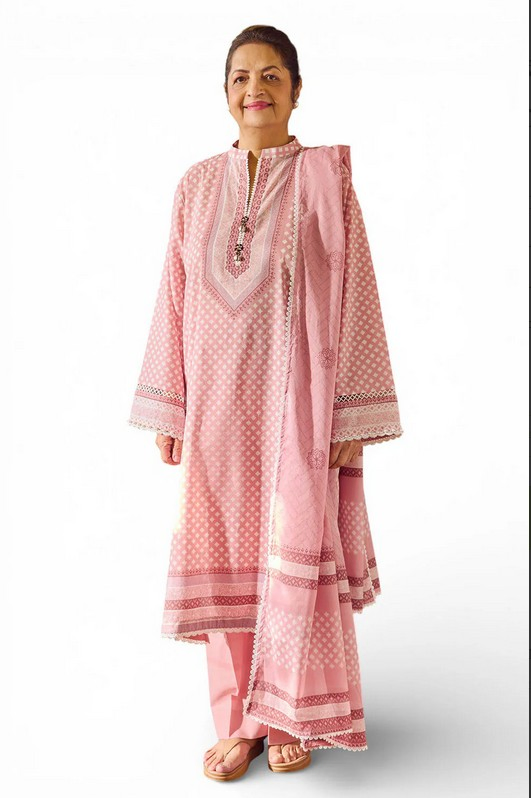 GUL AHMED - unstitched  3 Piece Printed Lawn Suit with Dupatta CL-62103 A