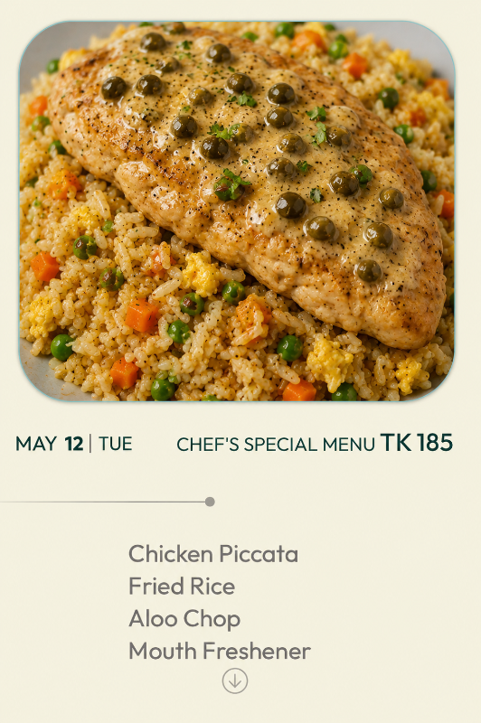 12 May 2026 - TODAY'S SPECIAL