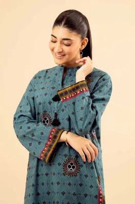 NISHAT - 2 Piece - Printed Embroidered Suit