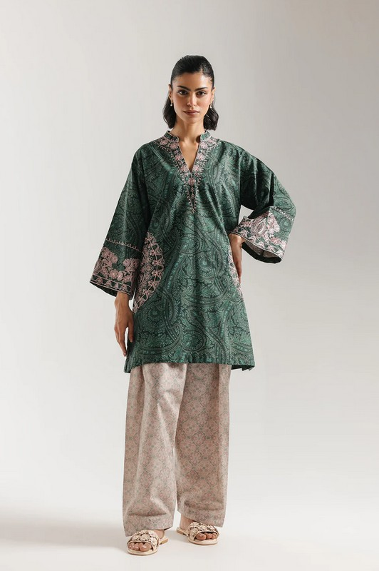 ETHNC - EMBROIDERED SUIT 2 PIECE