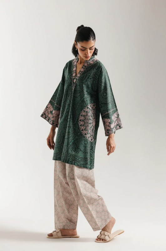 ETHNC - EMBROIDERED SUIT 2 PIECE