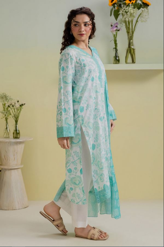 ZELLBURY STITCHED Kurta Dupatta - 2406