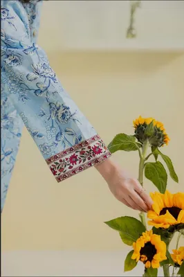 Zelburry- 3 Piece,  Kurta Dupatta Trouser - 2441
