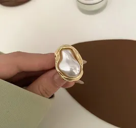 Pearl Adjustable Vintage Fashion Rings