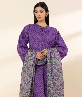 SAPPHIRE - 3 Piece - Printed Lawn Suit  UNSTITCHED 7